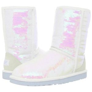 NWT women’s white sparkles UGGS